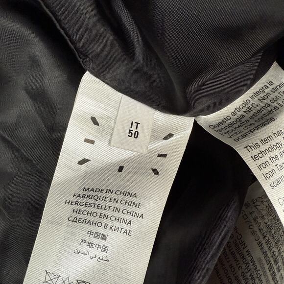 MCQ Alexander McQueen Genesis II Hybrid Utility Blazer Jacket Black IT 50 US 40 - Picture 8 of 13